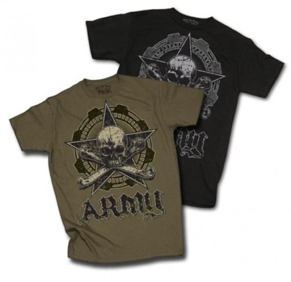 US ARMY CROSSBONES OLIVE