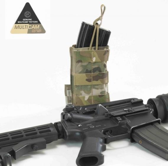 TAS MULTICAM SINGLE OPEN M4 POUCH