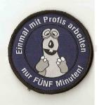 NUR F�NF MINUTEN PATCH blau