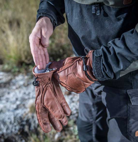 Helikon-Tex Ranger Winter Gloves Handschuhe Bushcraft Outdoor Leder
