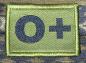 Preview: ID Patch Bloodgroup OD Green / Desert with Velcro Null Pos Preview: ID Patch Bloodgroup OD Green / Desert with Velcro Null Pos