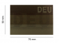 Preview: CLAWGEAR IR Patch Deutschland Flagge mit Klett Desert Tan