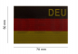 Preview: CLAWGEAR IR Patch Deutschland Flagge mit Klett Farbe