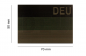 Preview: CLAWGEAR IR Patch Deutschland Flagge mit Klett RAL7013