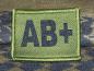 Preview: ID Patch Bloodgroup OD Green / Desert with Velcro AB Pos Preview: ID Patch Bloodgroup OD Green / Desert with Velcro AB Pos