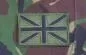 Preview: Gestickter Union Jack OD Green / Desert