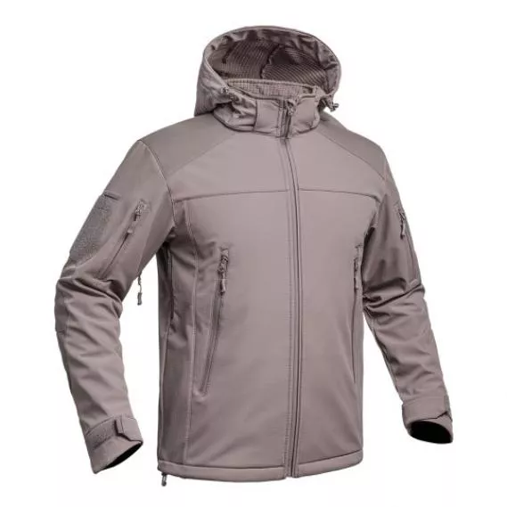 A10 EQUIPMENT FIGHTER SOFTSHELL JACKE V2 FRANZÖSISCHES TERRA BRAUN