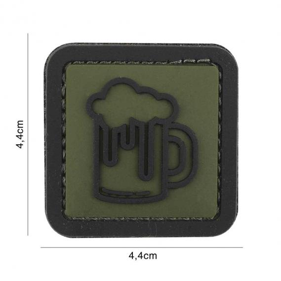 RUBBER PATCH BIERKRUG OLIVE