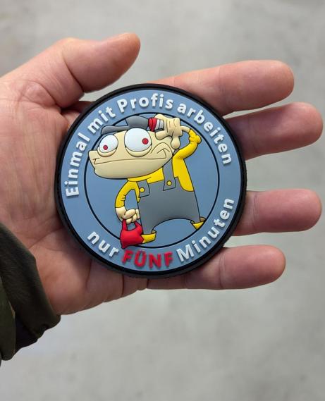 EINMAL MIT PROFIS ARBEITEN 3D-RUBBER PATCH FARBE