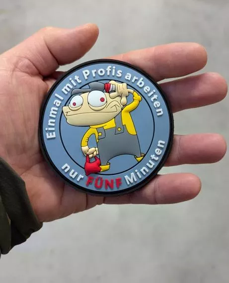 EINMAL MIT PROFIS ARBEITEN 3D-RUBBER PATCH FARBE