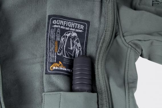 HELIKON-TEX GUNFIGHTER SCHWARZ SOFTSHELL JACKE