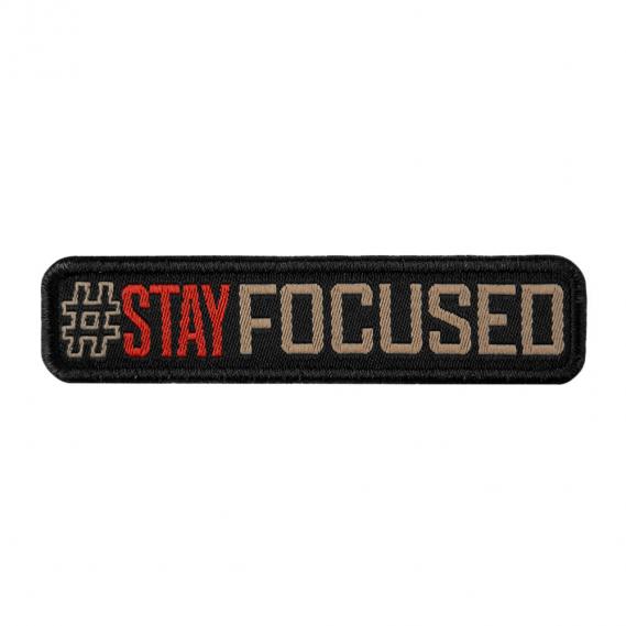 A10 EQUIPMENT #STAY FOCUSED PATCH GRAU/ROT