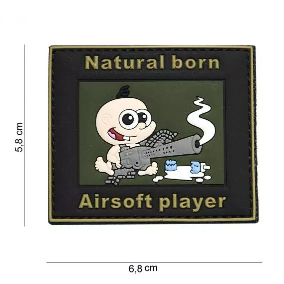 RUBBER PATCH NATURAL BORN AIRSOFT PLAYER