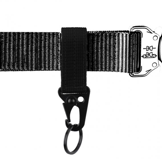 CMG SCHLÜSSELANHÄNGER mit Karabiner SCHWARZ