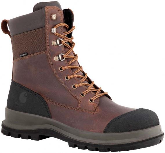 CARHARTT STIEFEL DETROIT RUGGED FLEX® WATERPROOF INSULATED DARK BROWN