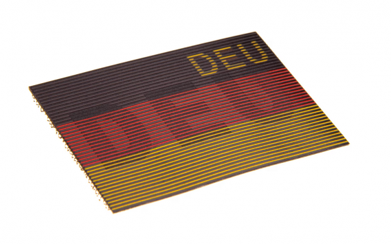 CLAWGEAR IR Patch Deutschland Flagge mit Klett Desert Tan