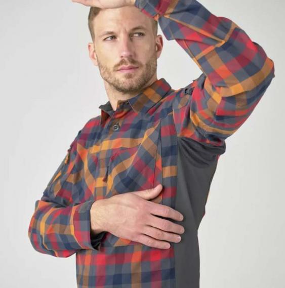 HELIKON-TEX MBDU FLANELL SHIRT DARK AUTUMN CHECKERED