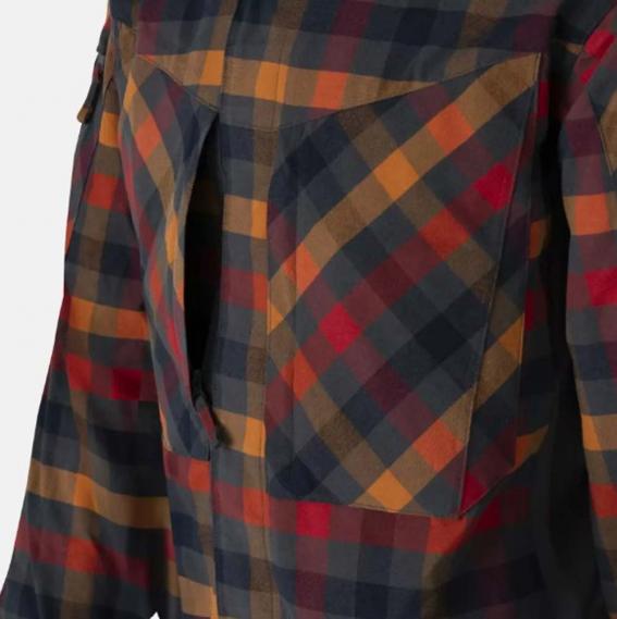 HELIKON-TEX MBDU FLANELL SHIRT DARK AUTUMN CHECKERED