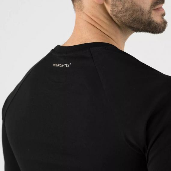 HELIKON TEX LOGO LONG SLEEVE SHIRT SCHWARZ