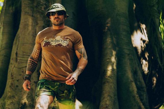 Helikon-Tex T-Shirt Desert Heritage MUD Brown - 6 Color Desert