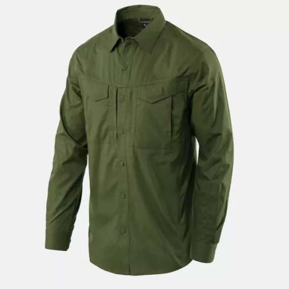 HELIKON-TEX DEFENDER MK2 SHIRT OUTDOOR HEMD TROPEN HEMD SAFARI HEMD Pine Green