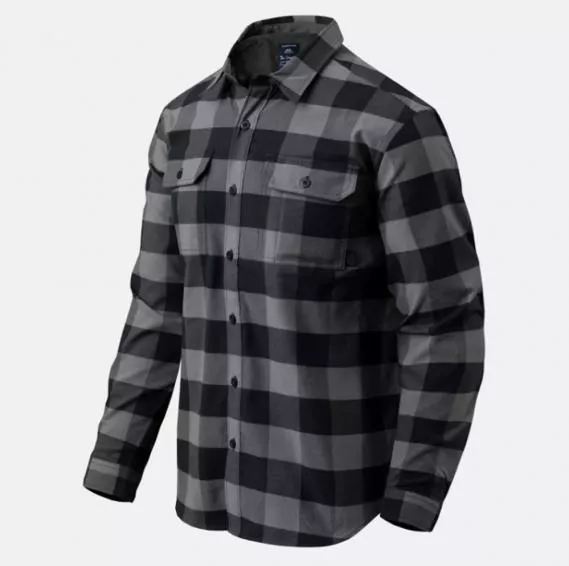 HELIKON-TEX GREYMAN SHIRT HEMD TRUE GREY CHECKERED