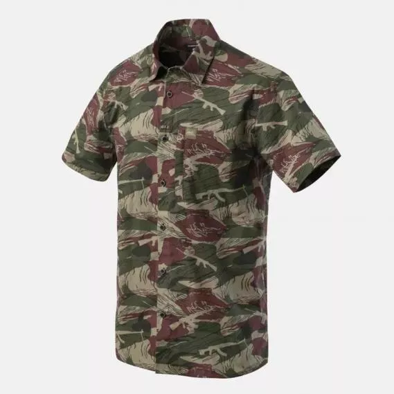 HELIKON-TEX TACTICAL OPS HAWAI SHIRT RHODESIAN BUSHSTROKE CAMOUFLAGE
