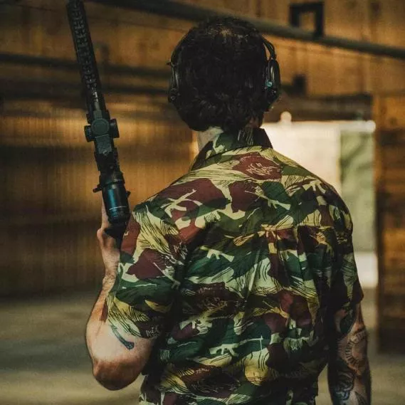 HELIKON-TEX TACTICAL OPS HAWAI SHIRT RHODESIAN BUSHSTROKE CAMOUFLAGE