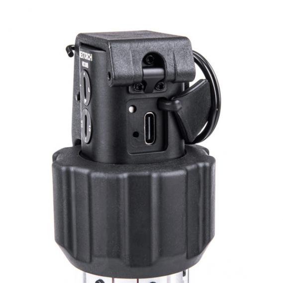 NEXTORCH Taktische Trainings-Blendgranate ND30B – 11.000 Lumen, 130 dB, wiederaufladbar, USB-C