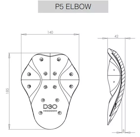 D3O® TACTICAL SOFT FOAM KNEE PAD P9