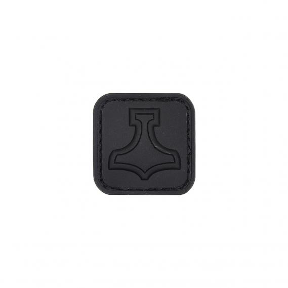 MJOELNIR THORS HAMMER PVC PATCH SCHWARZ