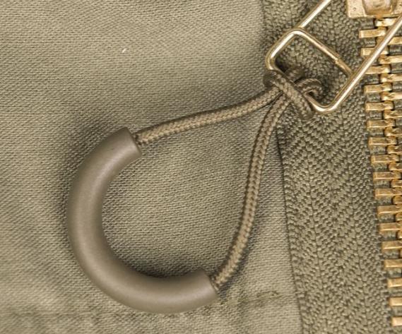 2 STÜCK RING-PULL ZIPPER OLIVE