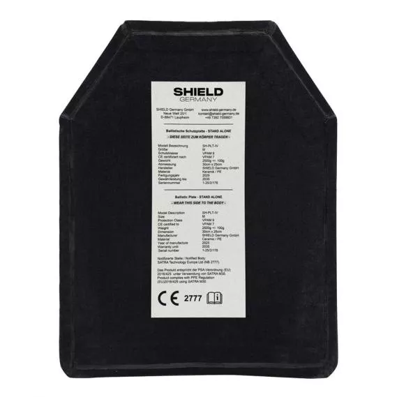 SHIELD - GERMANY SK4 / VPAM9 Platte Multicurved 2,5 kg