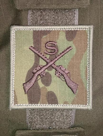 TAS AT SNIPER Crossed Rifles MultiCam®