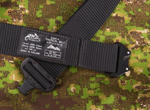 HELIKON TEX COBRA TACTICAL BELT FC45 SCHWARZ MEDIUM/120CM