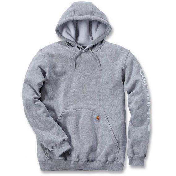 CARHARTT MIDWEIGHT HOODED LOGO SWEATSHIRT