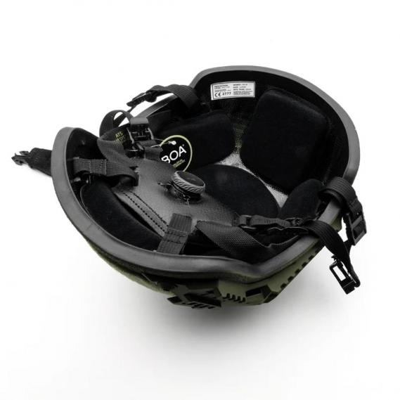 SHIELD-GERMANY NIJ-IIIA FAST Helm High-Cut Steingrau Olive