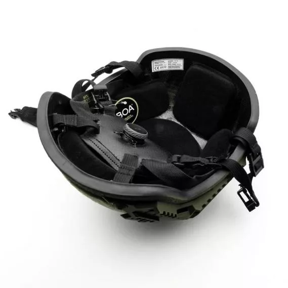 SHIELD-GERMANY NIJ-IIIA FAST Helm High-Cut Steingrau Olive