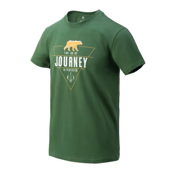 HELIKON-TEX T-SHIRT 'JOURNEY TO PERFECTION' MONSTERA GREEN