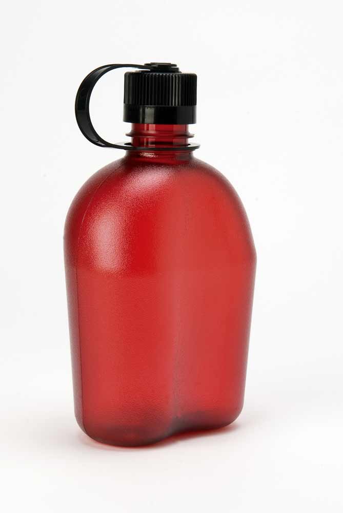 Feldflasche Trinkflasche Tritan Kunststoff in Nierenform bpa-frei 1 Liter 