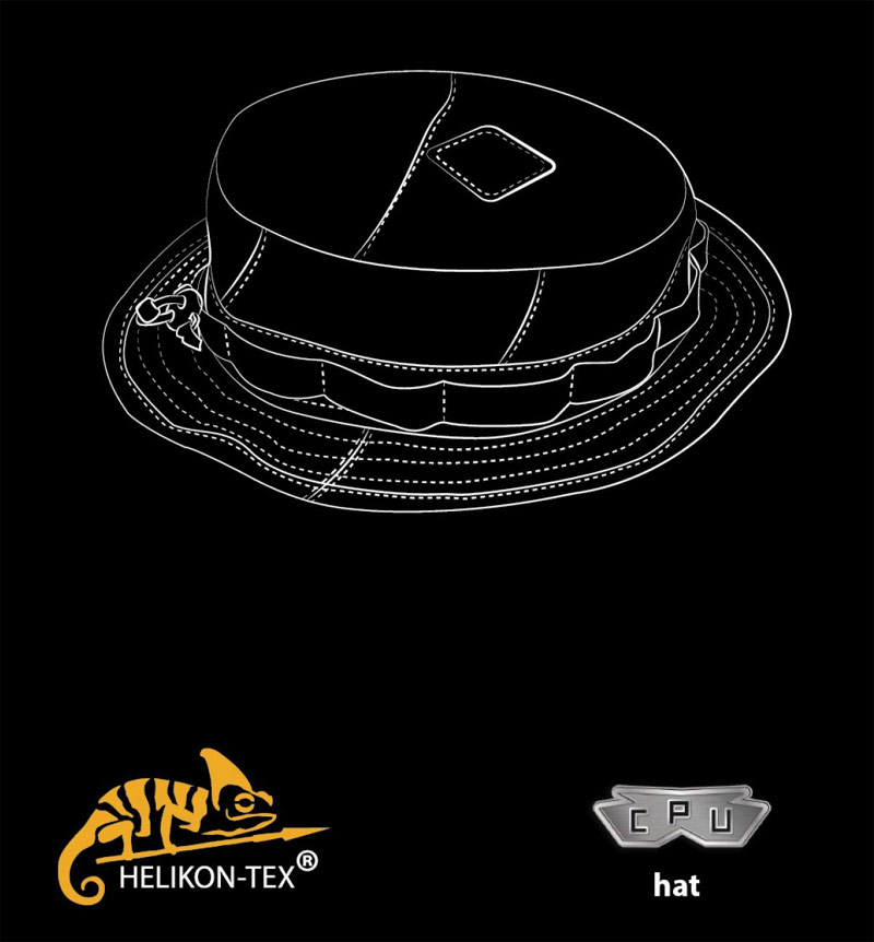 Helikon-Tex Bonnet CPU Pour Homme - Camogrom CPU Hat, Olive, Small