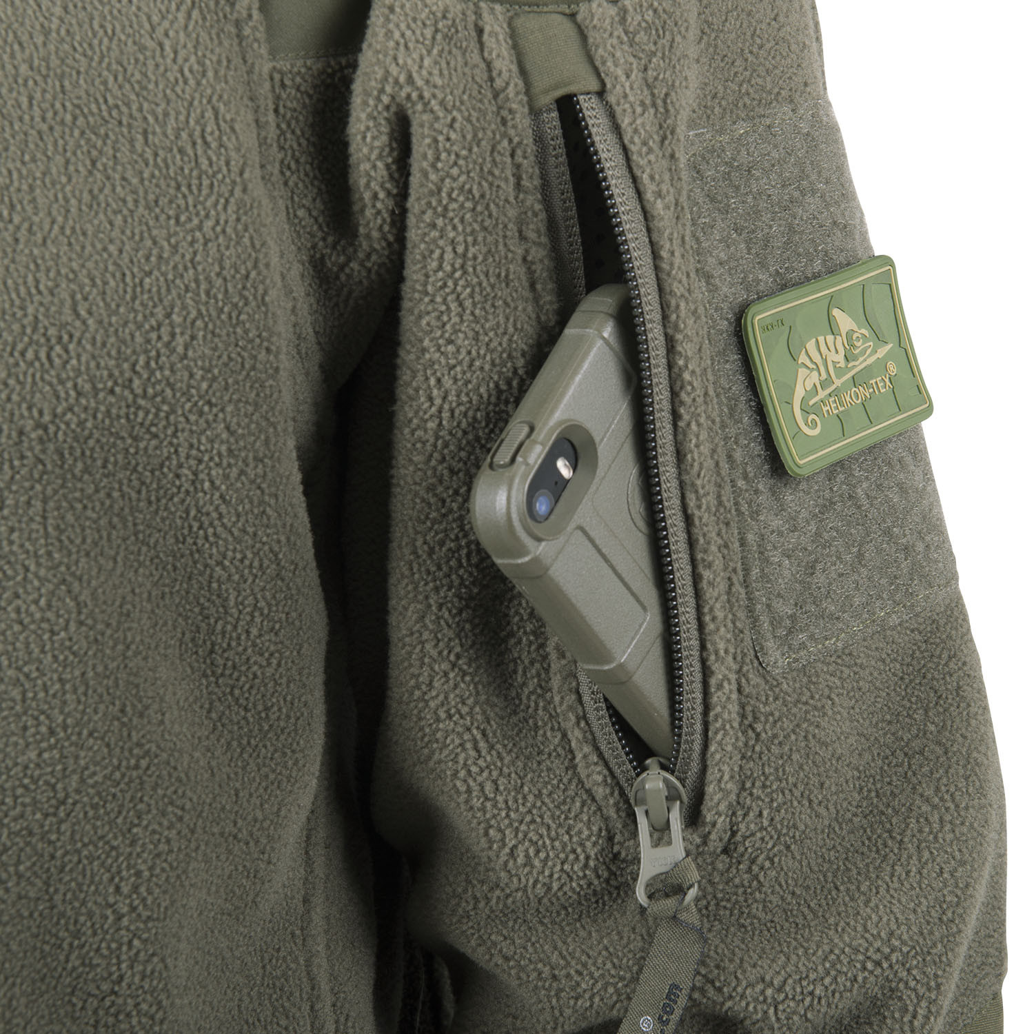 Schwarz Helikon-Tex Stratus Fleece Jacke
