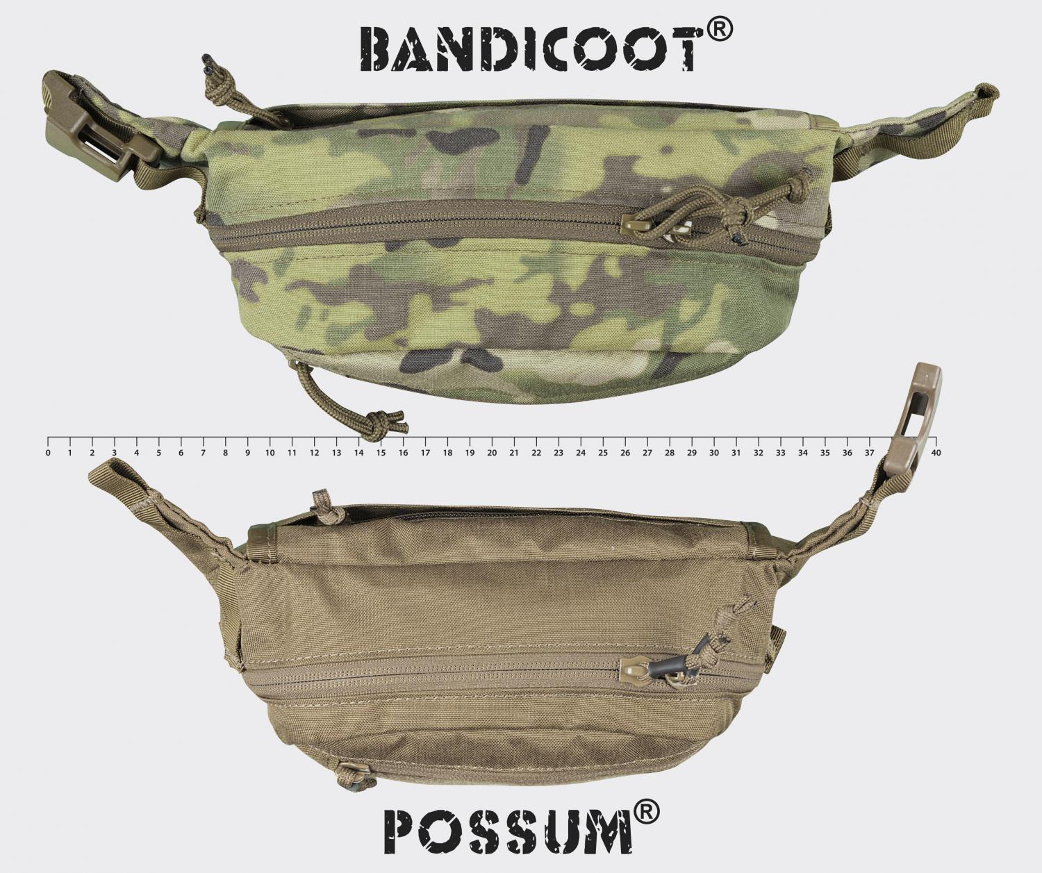 CAMOSTORE HELIKON TEX H FTTASCHE POSSUM WAISTPACK SHADOW GREY