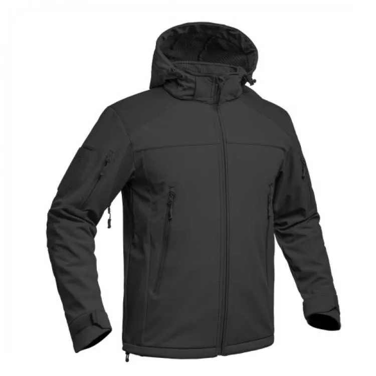 A10 FIGHTER SOFTSHELL JACKE V2 SCHWARZ A10 FIGHTER SOFTSHELL JACKE V2 SCHWARZ