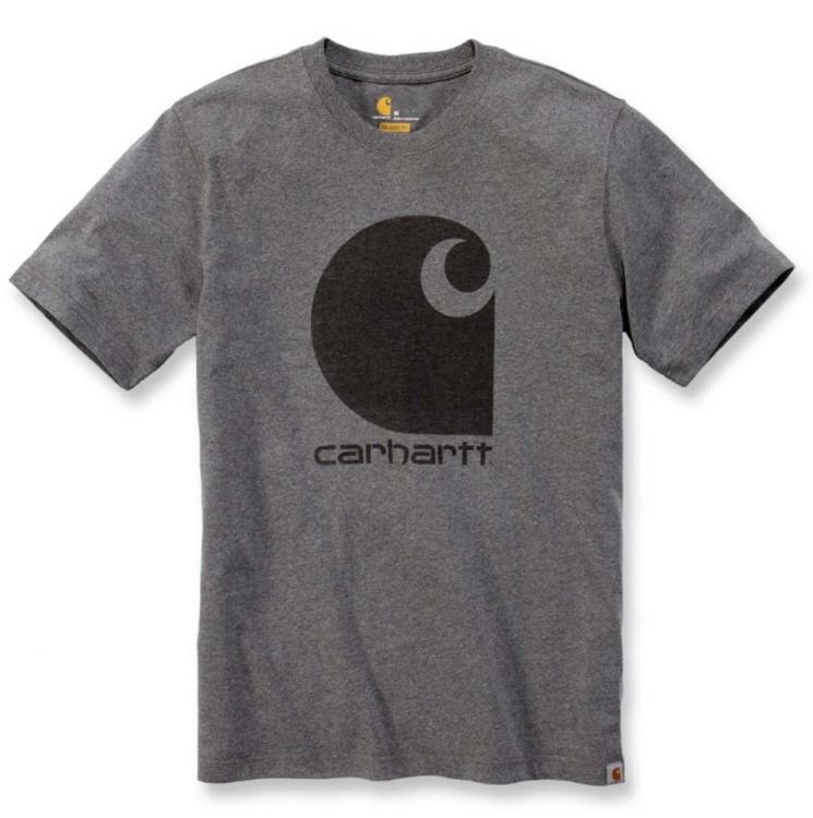 CARHARTT C-LOGO GRAPHIC T-SHIRT GRANITE CARHARTT C-LOGO GRAPHIC T-SHIRT GRANITE