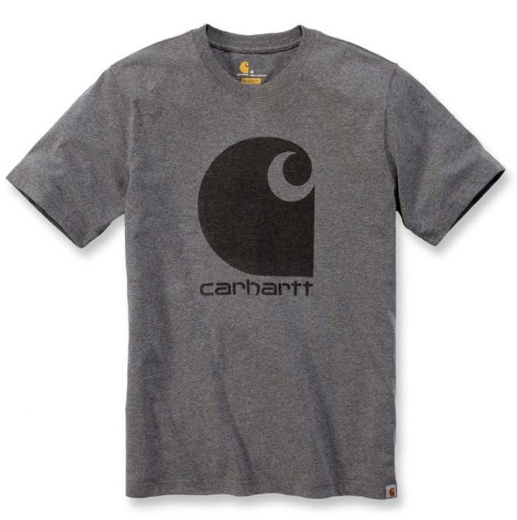 CARHARTT C-LOGO GRAPHIC T-SHIRT GRANITE