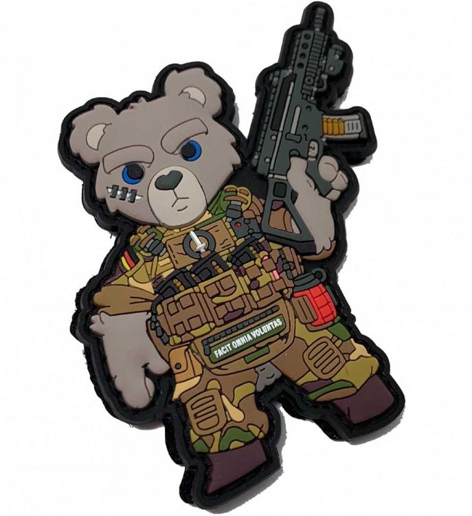MORALE PATCH BUNDESWEHR TEDDY MULTITARN MORALE PATCH BUNDESWEHR TEDDY MULTITARN