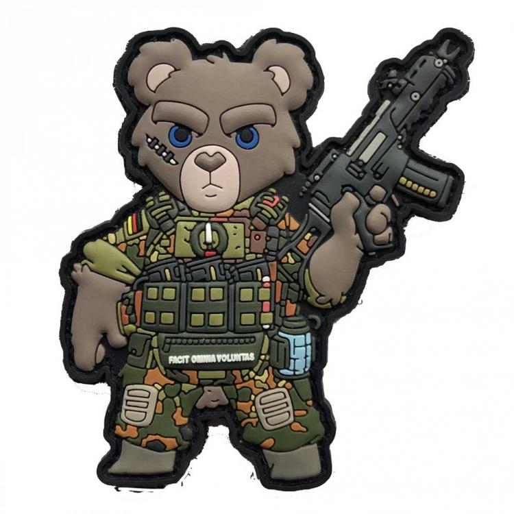 MORALE PATCH BUNDESWEHR TEDDY FLECKTARN MORALE PATCH BUNDESWEHR TEDDY FLECKTARN