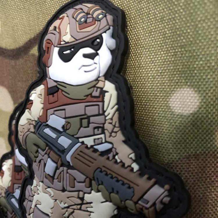 MORALE PATCH TACTICAL PANDA DESERT OPERATOR MORALE PATCH TACTICAL PANDA DESERT OPERATOR