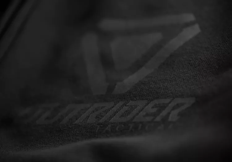 OUTRIDER TACTICAL LOGO ZIP HOODIE SCHWARZ